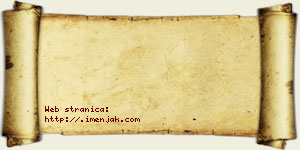 Jabuka Vasiljković vizit kartica